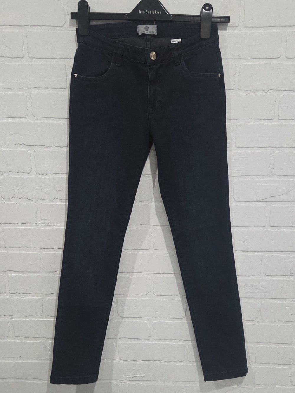 Versace Dark Blue Skinny Jeans